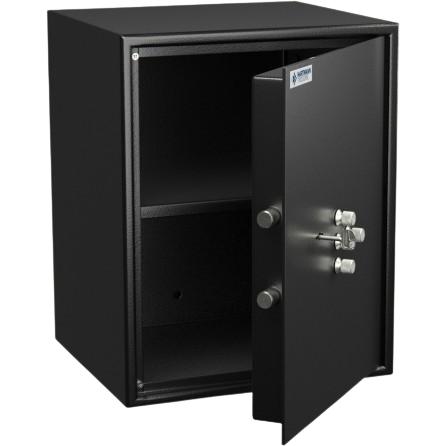 Coffre-fort -60L- Serrure à clé et combinaison -HT0060N2 Hartmann