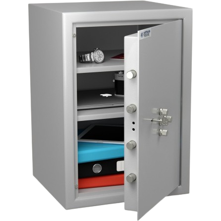 Coffre-fort -55L- Anti feu- Serrure à clé avec combinaison -MB0060G2 Hartmann
