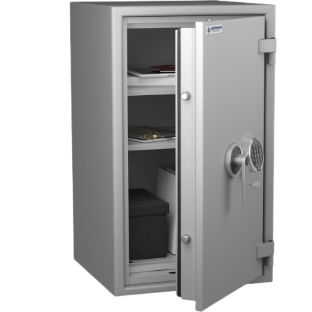 Coffre-Fort -80L- Ignifuge- Serrure à clé et électronique -Classe0 -PR0080G6 Hartmann