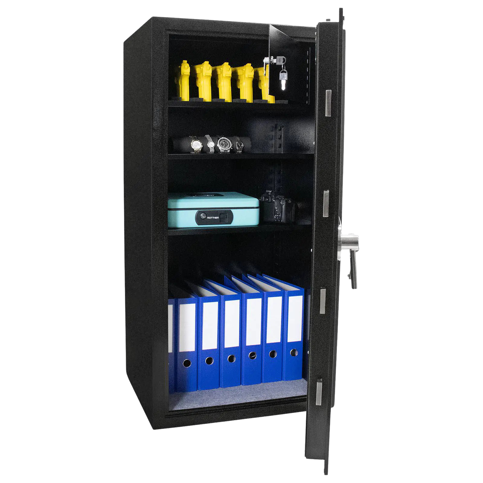 Coffre-Fort -249L - Serrure à Clé -Classe1 -T04660 Rottner