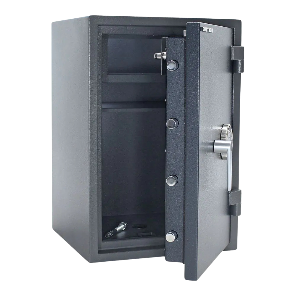 Coffre-Fort -62L- Ignifuge- Serrure électronique -Classe1-T06222 Rottner
