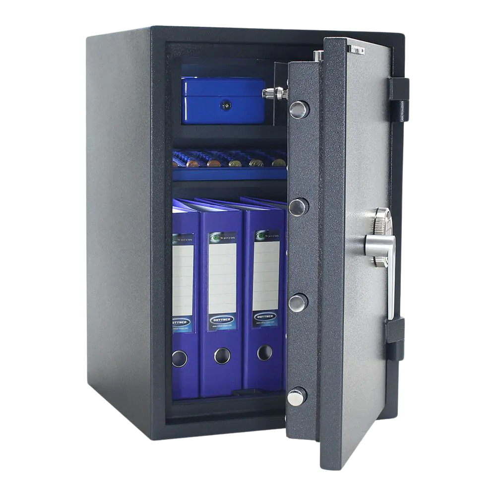 Coffre-Fort -62L- Ignifuge- Serrure électronique -Classe1-T06222 Rottner