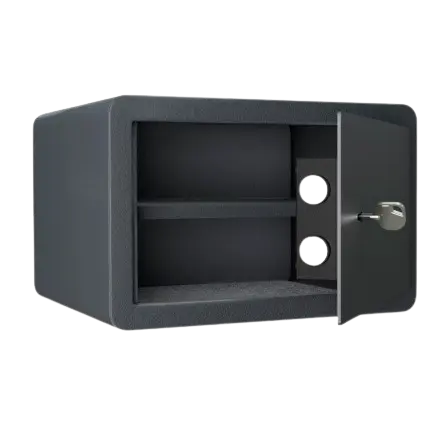 Coffre-fort -12L- Serrure à clé -HES0010N1 Hartmann