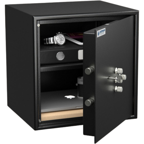 Coffre-fort -48L- Serrure à clé et combinaison -HT0050N2 Hartmann