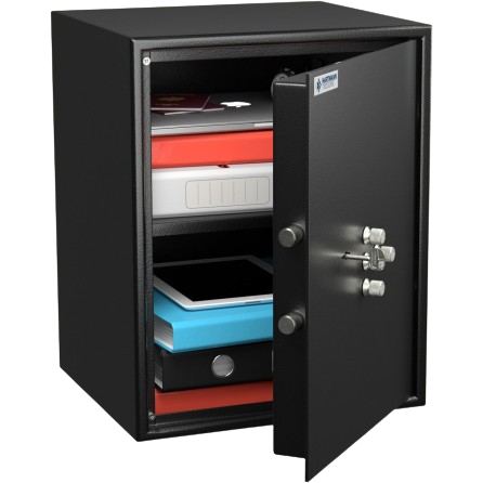 Coffre-fort -60L- Serrure à clé et combinaison -HT0060N2 Hartmann