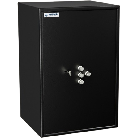 Coffre-fort -72L- Serrure à clé et combinaison -HT0070N2 Hartmann