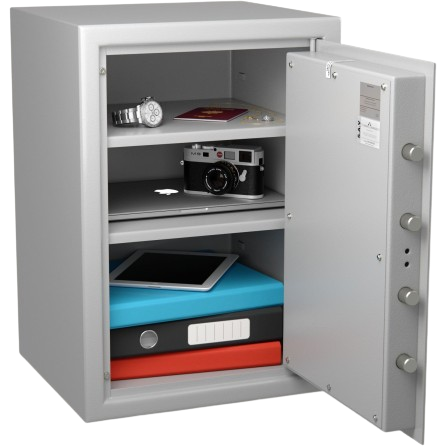 Coffre-fort -55L- Anti feu- Serrure à clé avec combinaison -MB0060G2 Hartmann