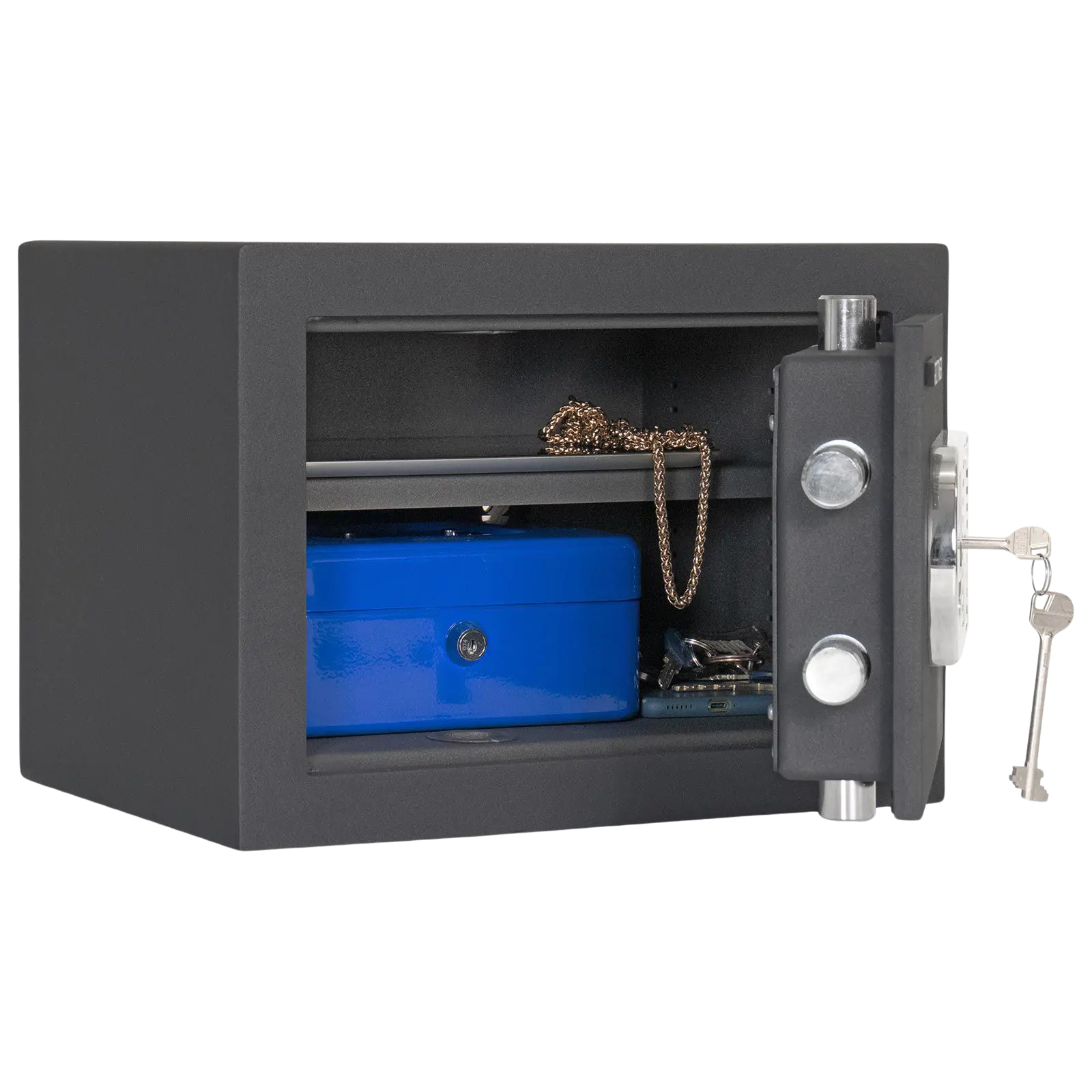 Coffre-Fort -10L- Serrure à clé -Classe1 -T05545 Rottner