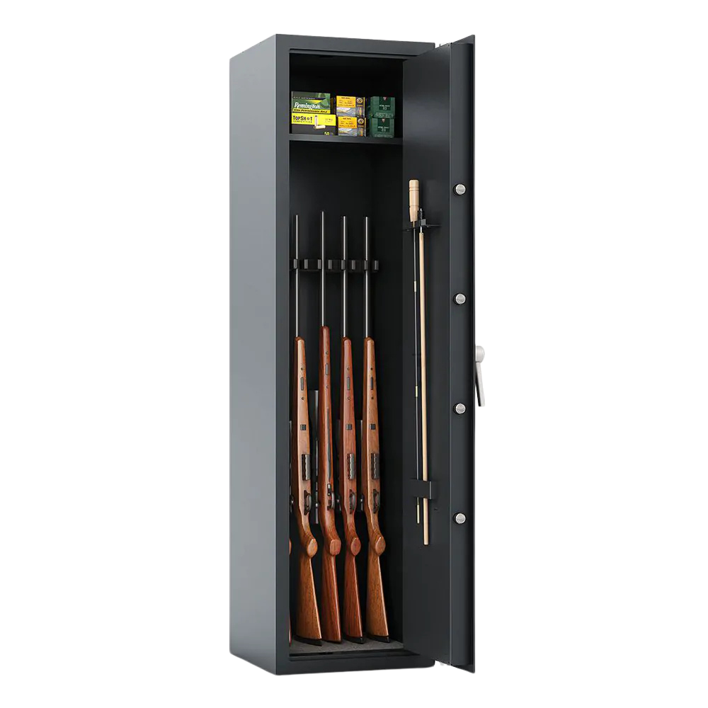 Armoire à fusils -5 Armes- Serrure à clé -Classe0 -T06165 Rottner