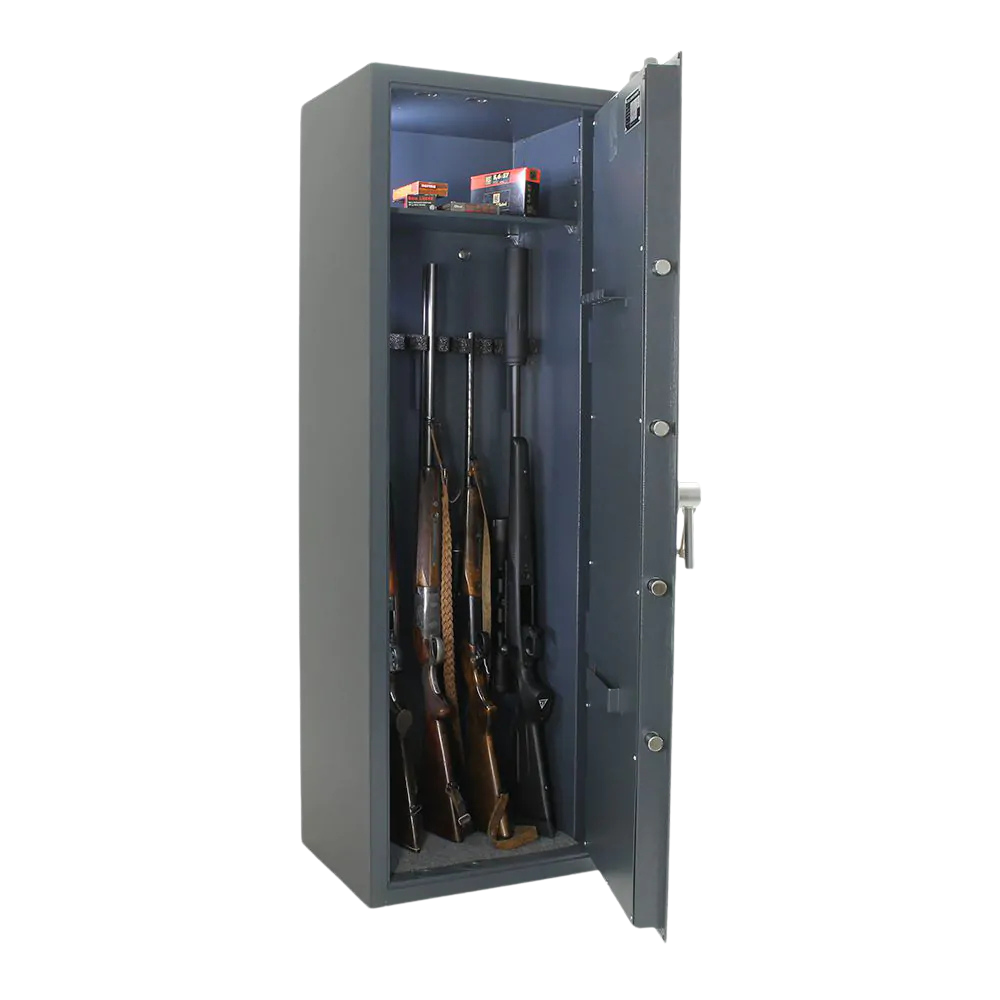 Armoire à fusils -8 armes- Serrure à clé -Classe0 -T06186 Rottner