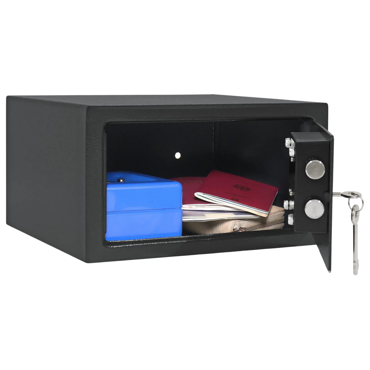 Coffre-Fort -14L- Serrure à Clé -T06446 Rottner