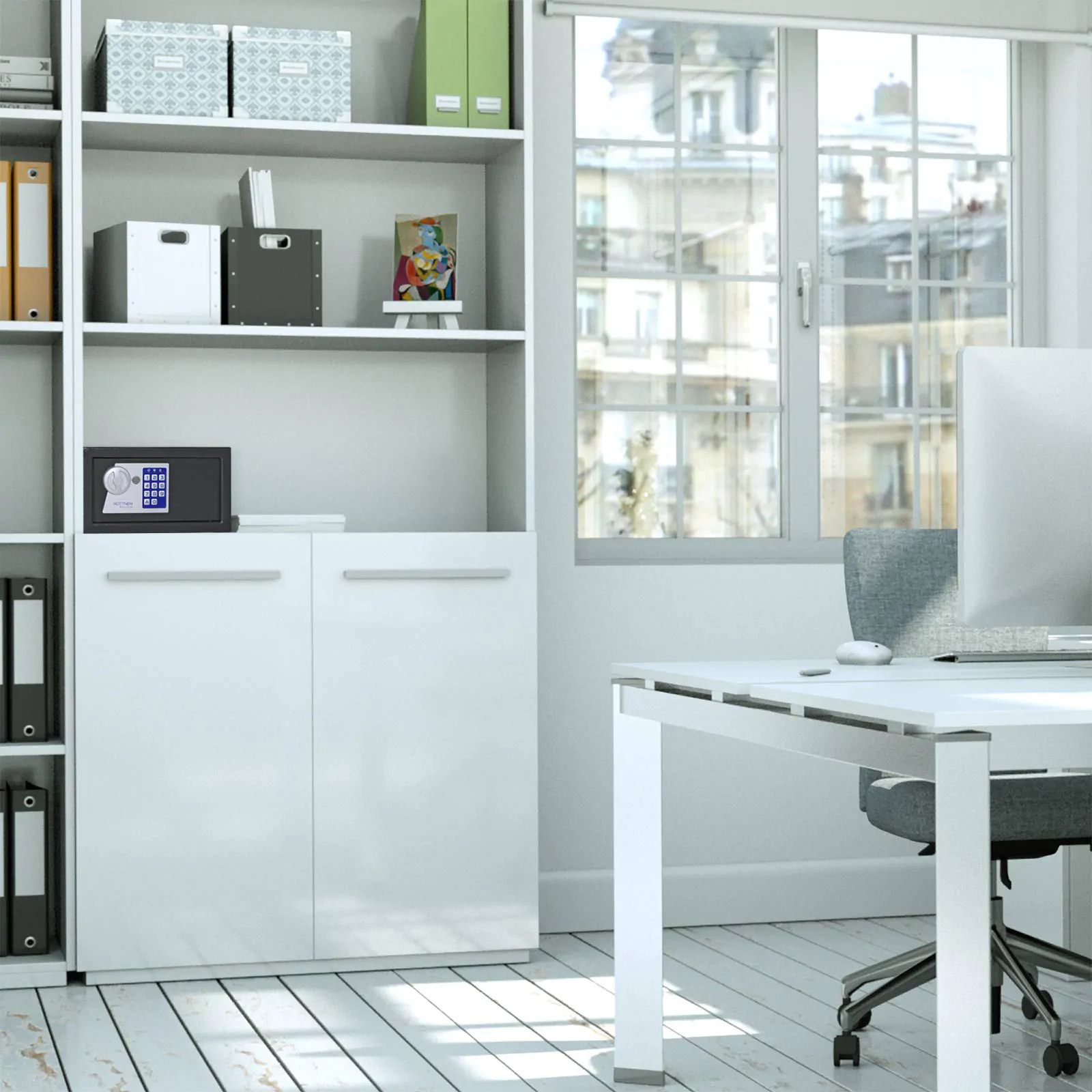 Coffre-Fort -14L- Serrure électronique -T06447 Rottner