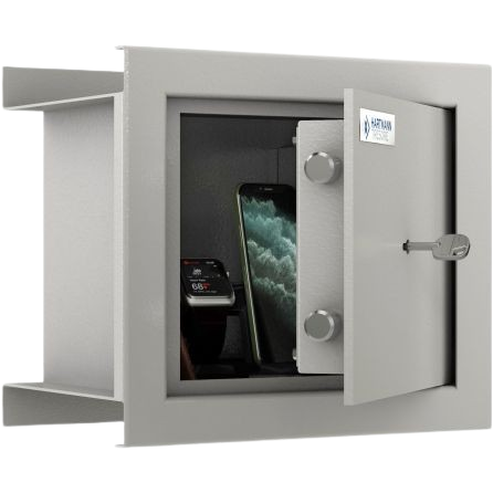 Coffre-Fort -6L- Serrure à Clé A2P -Encastrable –Classe S2 -WB0002G1 Hartmann