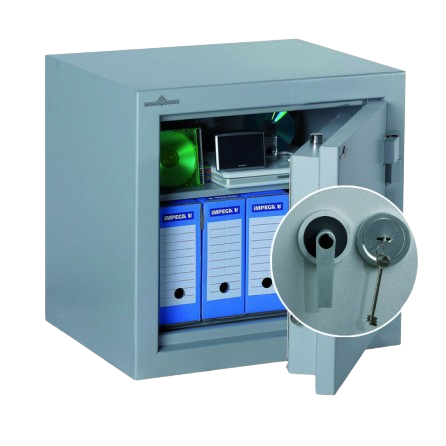 Coffre-Fort -41L- Ignifuge- Serrure à clé -Classe 1 -ZR1041G1 Hartmann